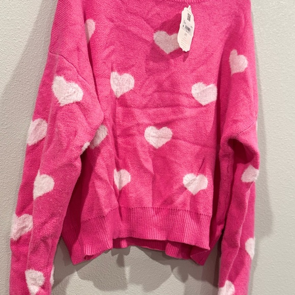 💗💕Alter’d State Pink Heart Sweater | NWT | Size Large | Valentine’s Day💗💕 - Picture 8 of 9